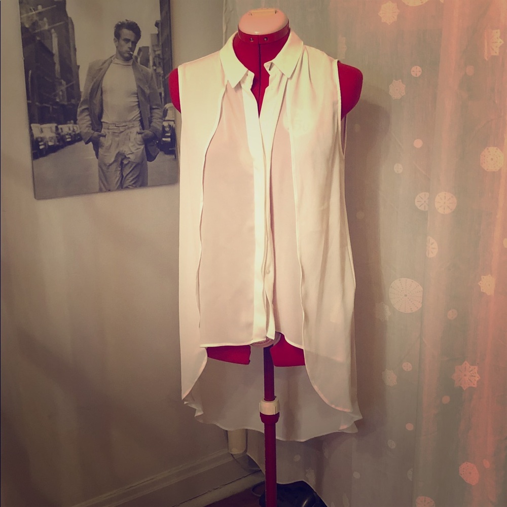 Zara sleeveless tunic blouse - M